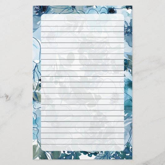 Floral Briefpapier (Voorkant)