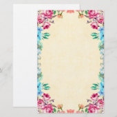Floral Briefpapier (Voorkant / Achterkant)