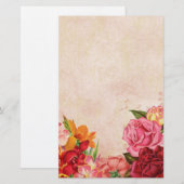 Floral Briefpapier (Voorkant / Achterkant)