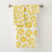 Floral Bright Bath Towel Set Bad Handdoek (Insitu)