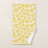 Floral Bright Bath Towel Set Bad Handdoek (Handdoek)