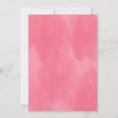 Floral Bright Waterverf Flowers Vrijgezellenfeest Kaart (Achterkant)