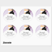 Floral bruid bruidegom Vrijgezellenfeest Sticker P (Vel)