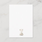 Floral bruid gebruiksvoorwerpen Vrijgezellenfeest  Informatiekaartje (Achterkant)