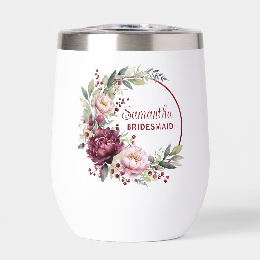 Floral Bruidsmeisje gunst cadeau (Voorkant)