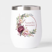 Floral Bruidsmeisje gunst cadeau (Achterkant)