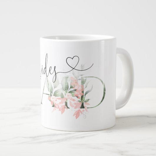 Floral bruidsmeisje Mok bruidsmeisje huwelijksaanz (Voorkant rechts)