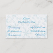 Floral bruiloft decoraties visitekaartje (Achterkant)