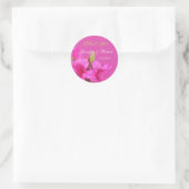 Floral bruiloft gunst dank je stickers (Tas)