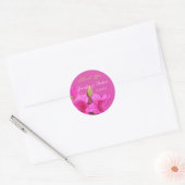 Floral bruiloft gunst dank je stickers (Envelop)
