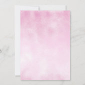 Floral bruiloft kaart (Achterkant)