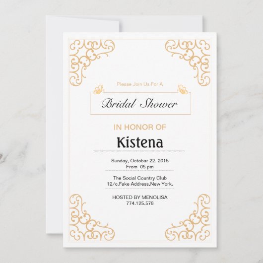 Floral bruiloft Vrijgezellenfeest Kaart (Voorkant)