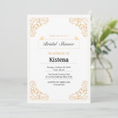 Floral bruiloft Vrijgezellenfeest Kaart (Staand voorkant)