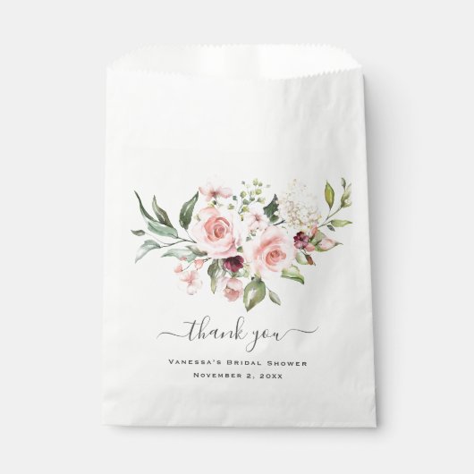 Floral Brunch en Bubble Vrijgezellenfeest Bedankzakje (Voorkant)