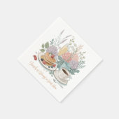 Floral Brunch Papier servetten (Hoek)