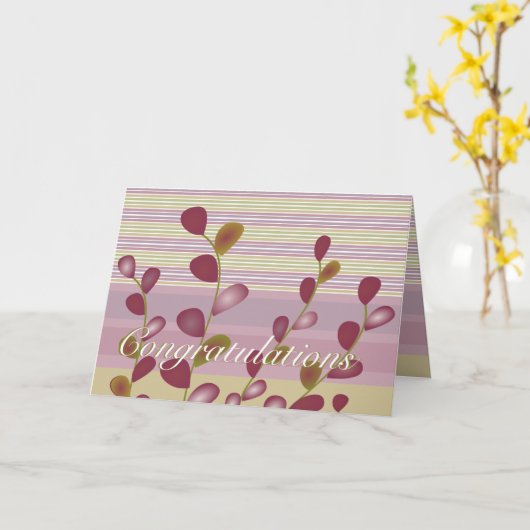 Floral Bud Designer Kaart (Gele Bloem)