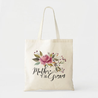 Floral Budget Canvas tas Moeder van de Groom