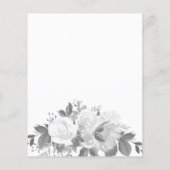 Floral budgetmedeleven in het liefhebben van het g flyer (Achterkant)