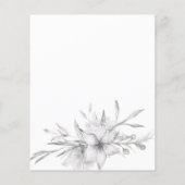 Floral budgetmedeleven in het liefhebben van het g flyer (Achterkant)