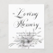 Floral budgetmedeleven in het liefhebben van het g flyer (Voorkant)