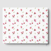 Floral Bunny Baby shower Gastenboek (Achterkant)