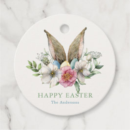Floral Bunny Ear Bedankjes Labels