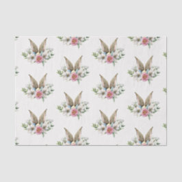 Floral Bunny Ear & Eieren Pasen Tissuepapier