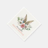 Floral Bunny Ear Vrijgezellenfeest Servet (Hoek)