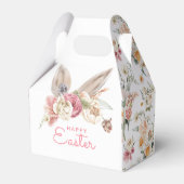 Floral Bunny Ears | Vroege paasdoos Bedankdoosjes (Achterkant)