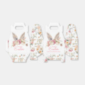 Floral Bunny Ears | Vroege paasdoos Bedankdoosjes (Uitgevouwen)