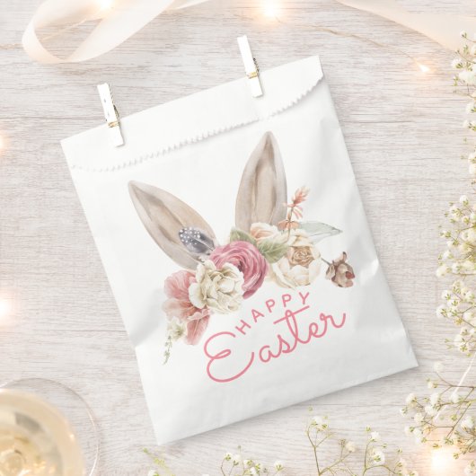 Floral Bunny Ears | Vrolijk Pasen Bedankzakje (Geknipt)