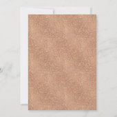 Floral Bunny Face Some Bunny 1st Birthday Kaart (Achterkant)