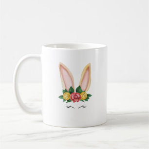 Floral Bunny Fantasy Koffiemok