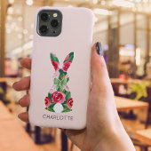  Floral Bunny iPhone Case