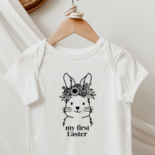 Floral Bunny Mijn eerste Pasen Romper