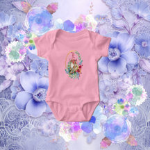 Floral Bunny Painting Egg Monogram Aangepaste naam