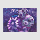 Floral Bunny Rabbit Gepersonaliseerde Decoupage Tissuepapier (Voorkant)