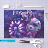 Floral Bunny Rabbit Gepersonaliseerde Decoupage Tissuepapier (Craft)