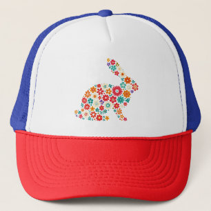 Floral Bunny Trucker Pet