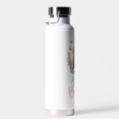 Floral Bunny Water Bottle Waterfles (Rechts)