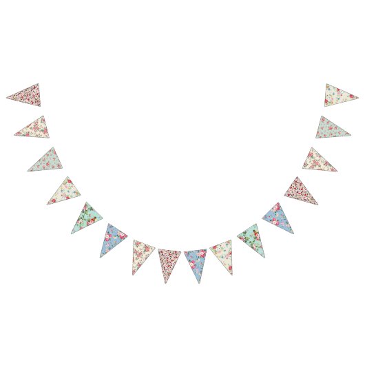 Floral Bunting. Vlaggetjes (Alle)