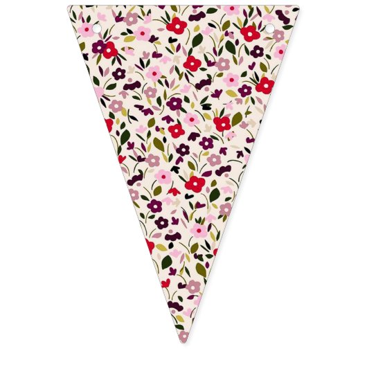  Floral Bunting. Vlaggetjes (Eerste vlag)