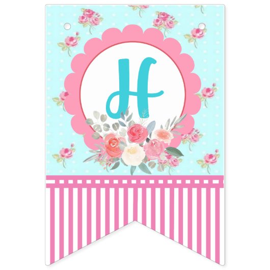 Floral Buntings Vlaggetjes (Eerste vlag)