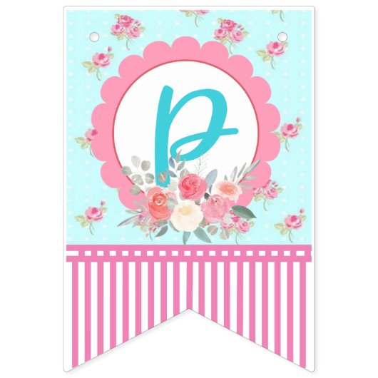 Floral Buntings Vlaggetjes (Derde vlag)