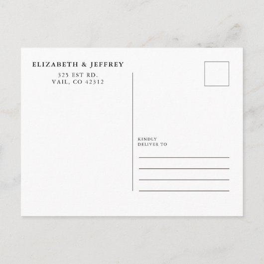 Floral Burgundy Gold Geometric bewaar de datum Aankondigingskaart (Achterkant)