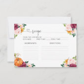 Floral burgundy herfst (Voorkant)