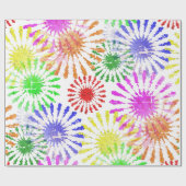 Floral Burst Cadeaupapier (Vlak)