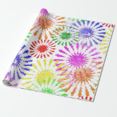 Floral Burst Cadeaupapier (Uitgerold)