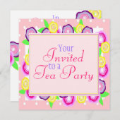 Floral Burst Kaart (Voorkant / Achterkant)