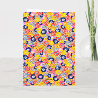 Floral burst kaart